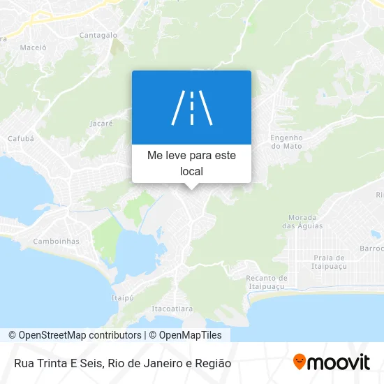 Rua Trinta E Seis mapa