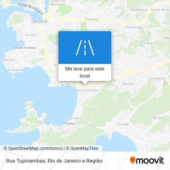 Rua Tupinambás mapa