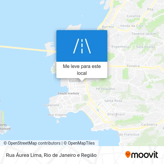Rua Áurea Lima mapa