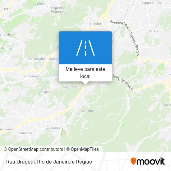 Rua Uruguai mapa