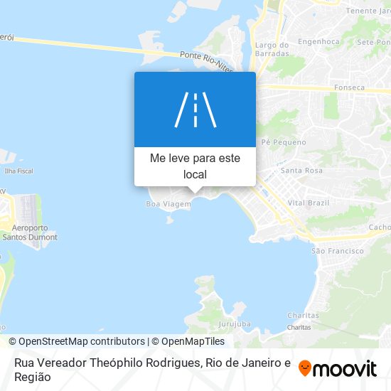 Rua Vereador Theóphilo Rodrigues mapa