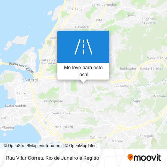 Rua Vilar Correa mapa