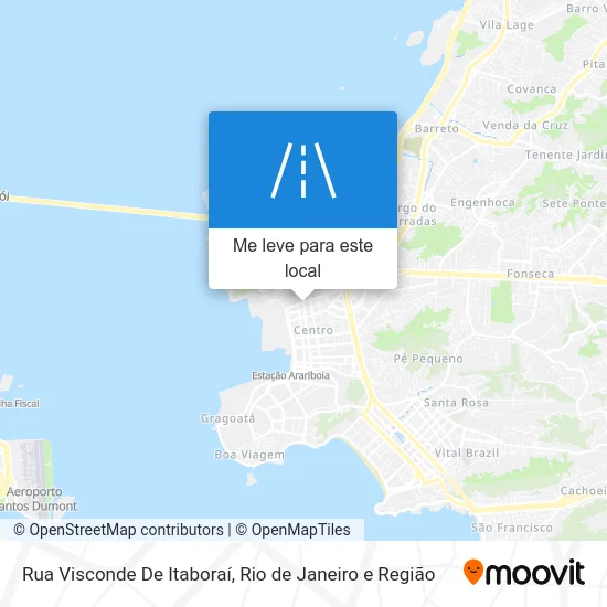 Rua Visconde De Itaboraí mapa