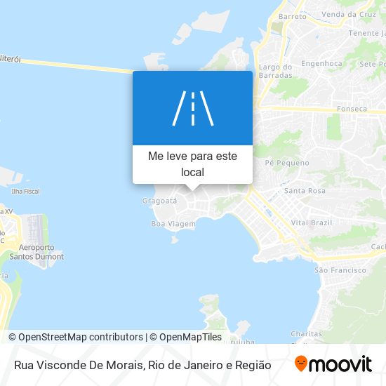 Rua Visconde De Morais mapa