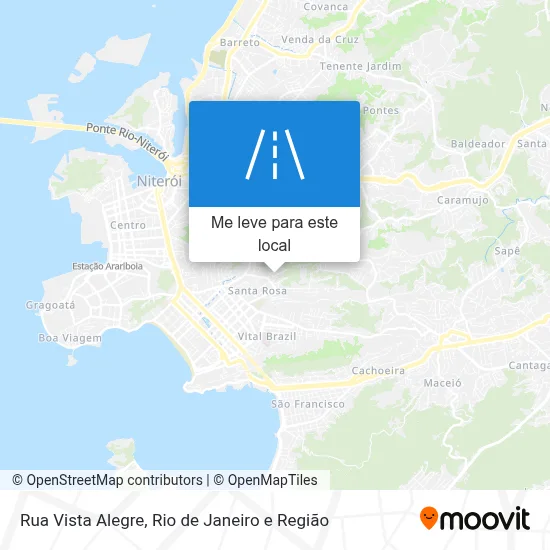 Rua Vista Alegre mapa