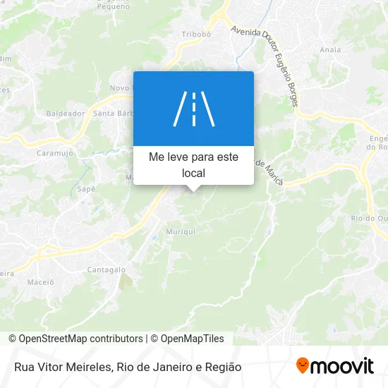 Rua Vitor Meireles mapa