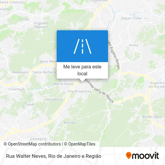 Rua Walter Neves mapa