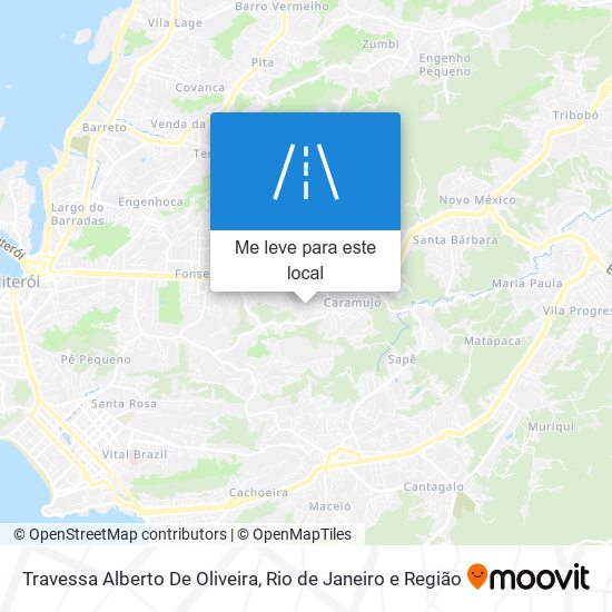 Travessa Alberto De Oliveira mapa