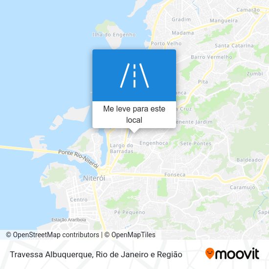 Travessa Albuquerque mapa