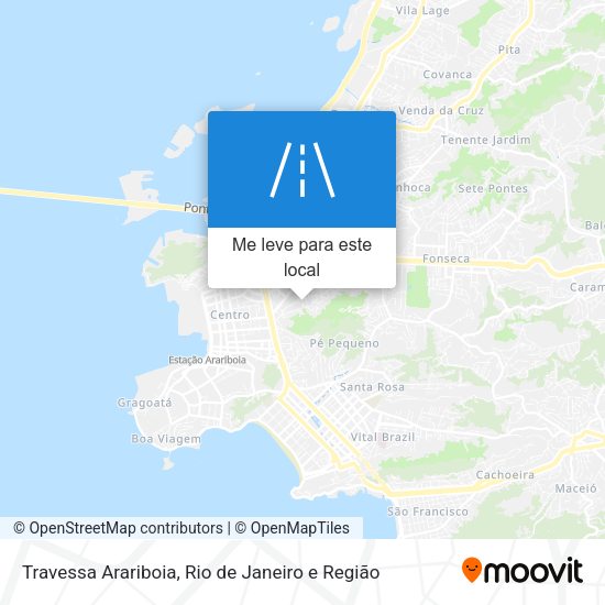 Travessa Arariboia mapa