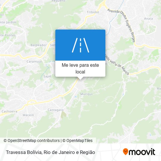 Travessa Bolívia mapa