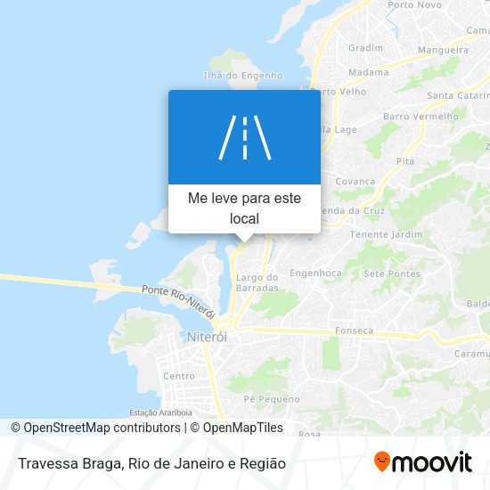 Travessa Braga mapa