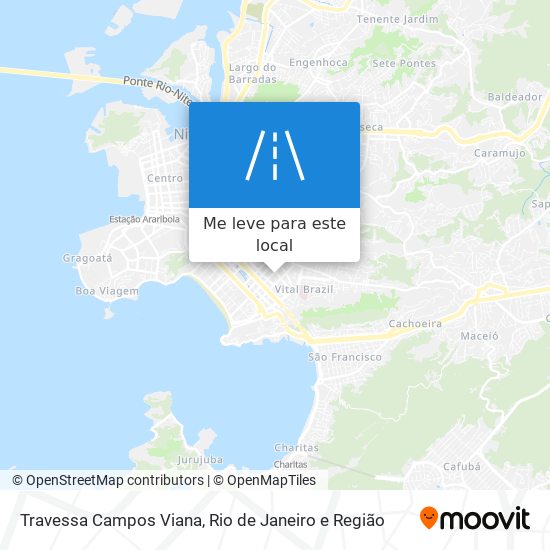 Travessa Campos Viana mapa