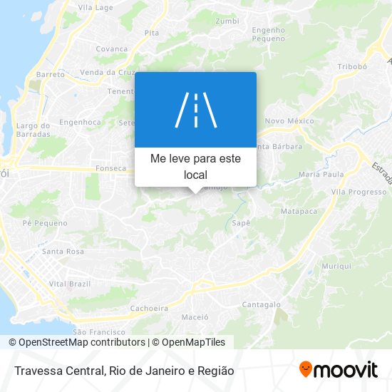 Travessa Central mapa