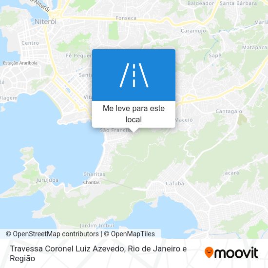 Travessa Coronel Luiz Azevedo mapa