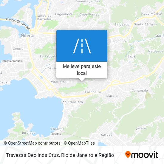 Travessa Deolinda Cruz mapa