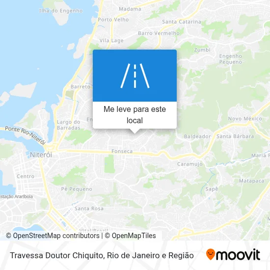 Travessa Doutor Chiquito mapa