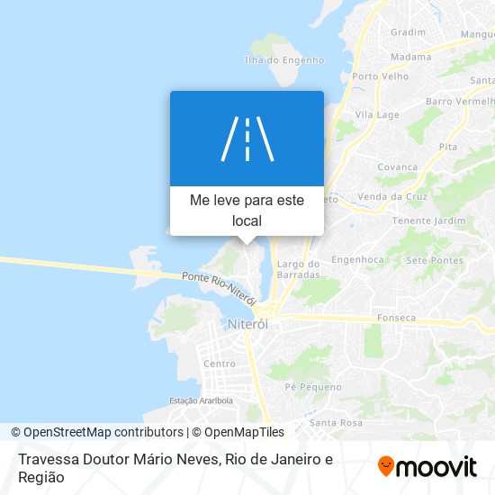 Travessa Doutor Mário Neves mapa
