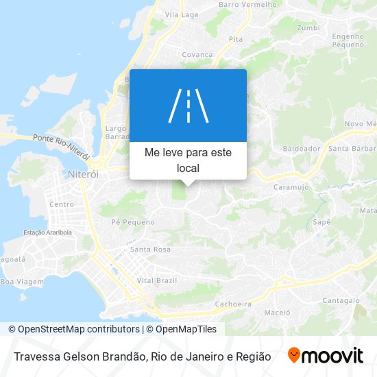 Travessa Gelson Brandão mapa