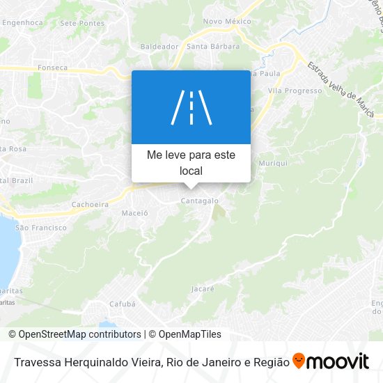 Travessa Herquinaldo Vieira mapa