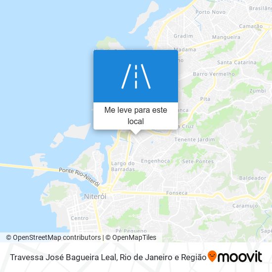 Travessa José Bagueira Leal mapa