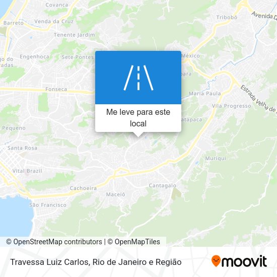 Travessa Luiz Carlos mapa