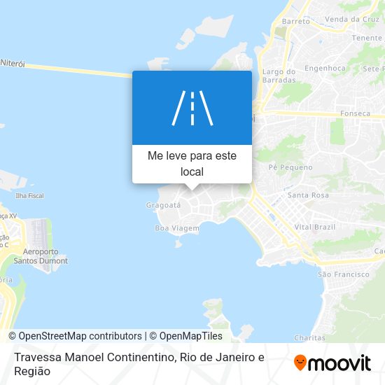 Travessa Manoel Continentino mapa