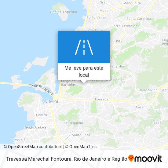 Travessa Marechal Fontoura mapa