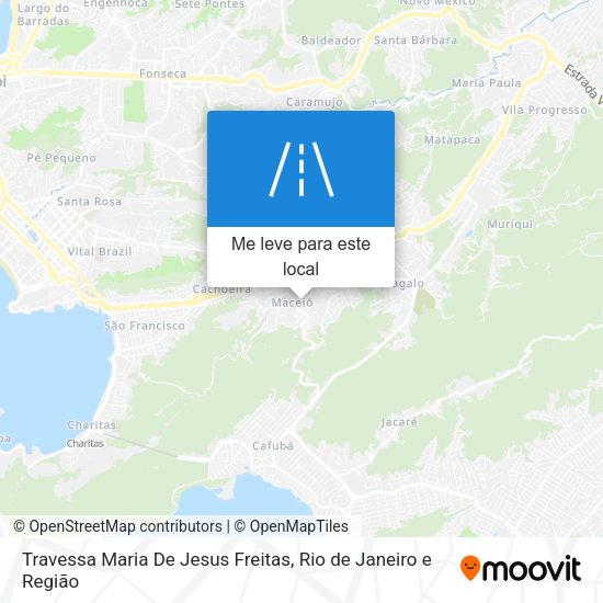 Travessa Maria De Jesus Freitas mapa