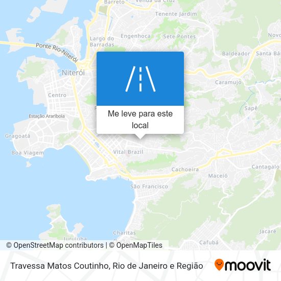Travessa Matos Coutinho mapa