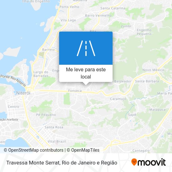 Travessa Monte Serrat mapa
