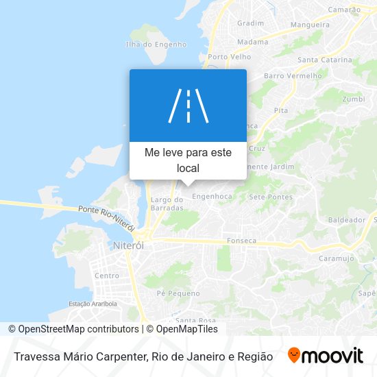 Travessa Mário Carpenter mapa
