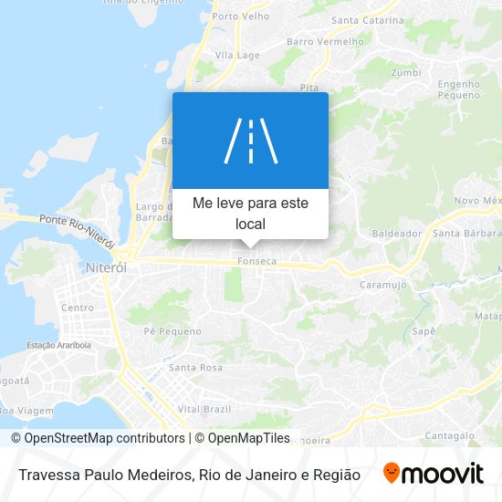 Travessa Paulo Medeiros mapa