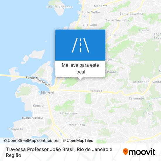 Travessa Professor João Brasil mapa