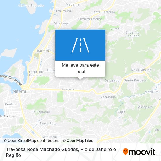 Travessa Rosa Machado Guedes mapa