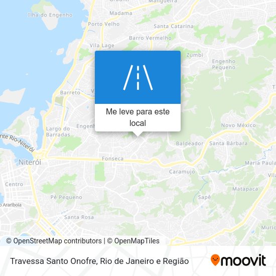 Travessa Santo Onofre mapa