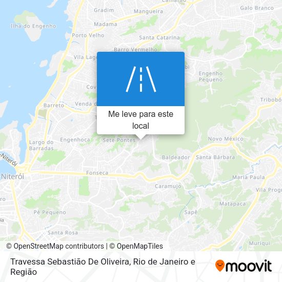 Travessa Sebastião De Oliveira mapa