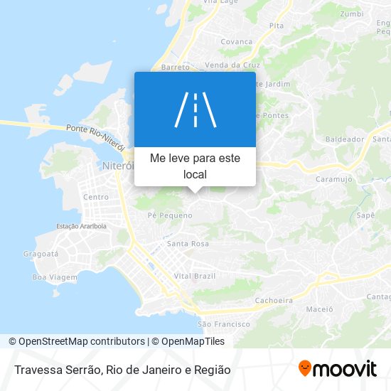 Travessa Serrão mapa