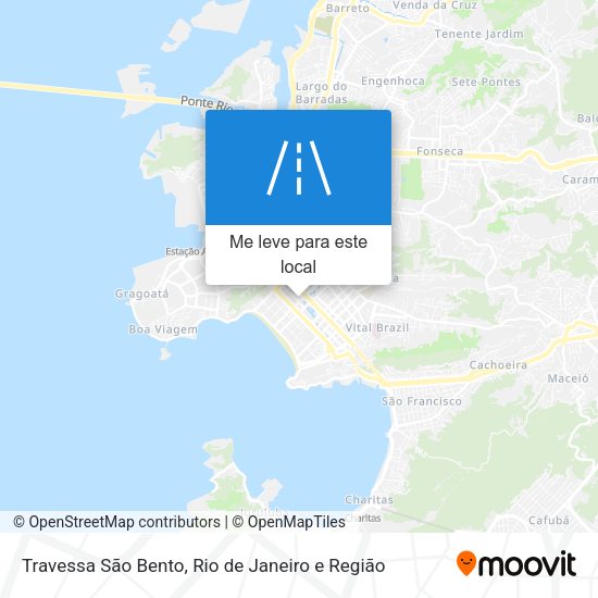 Travessa São Bento mapa