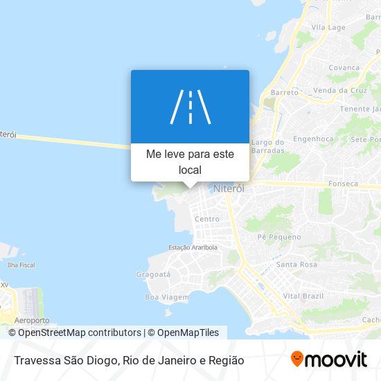 Travessa São Diogo mapa