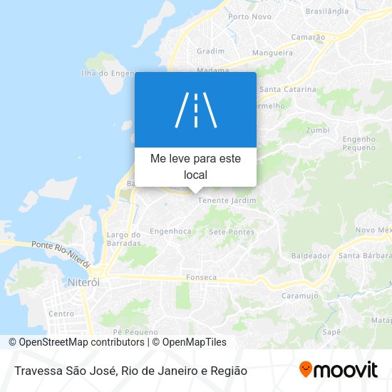 Travessa São José mapa