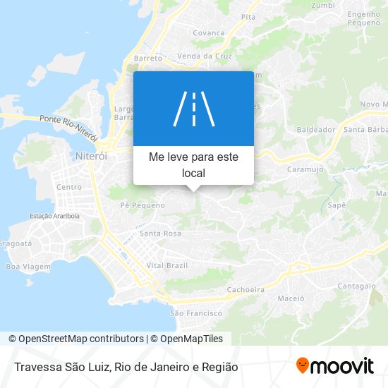 Travessa São Luiz mapa