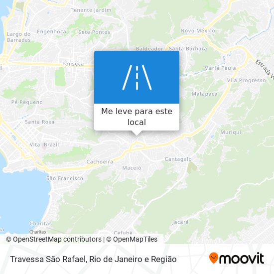 Travessa São Rafael mapa