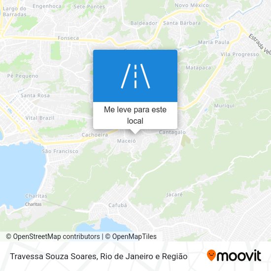 Travessa Souza Soares mapa