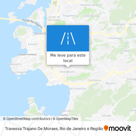 Travessa Trajano De Moraes mapa