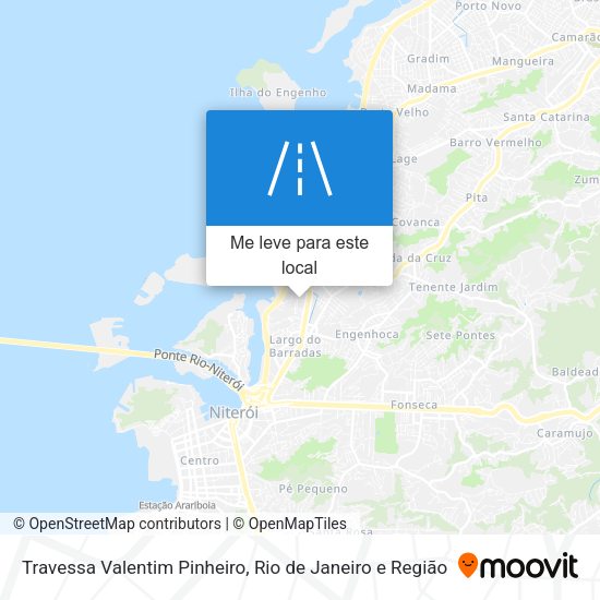 Travessa Valentim Pinheiro mapa
