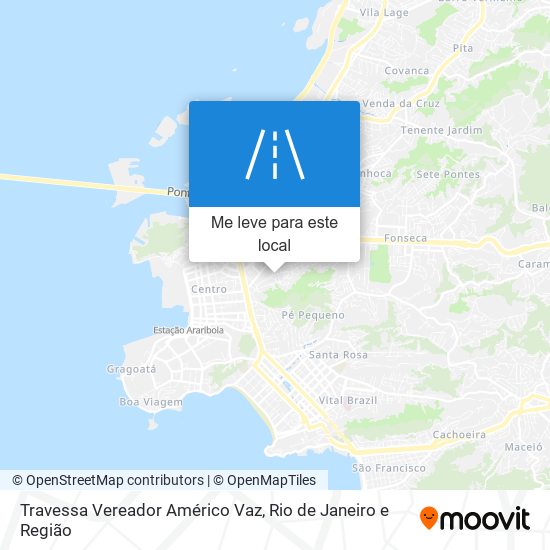 Travessa Vereador Américo Vaz mapa