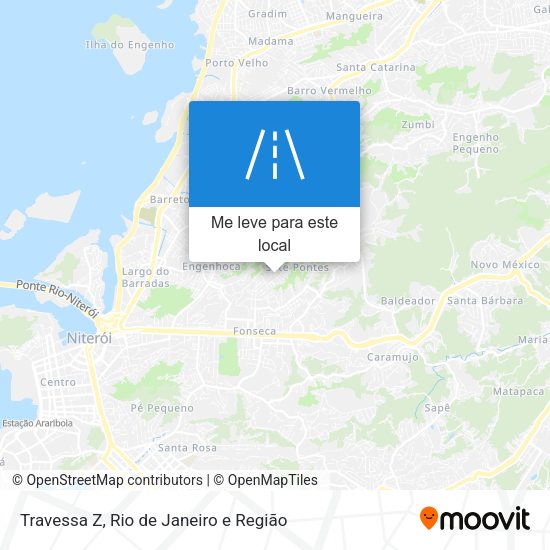 Travessa Z mapa