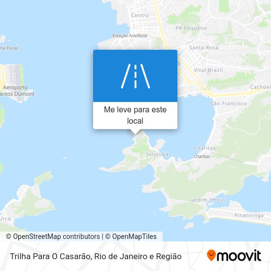 Trilha Para O Casarão mapa