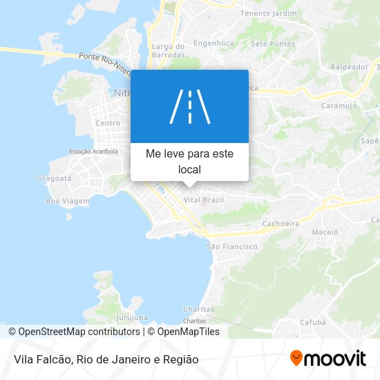 Vila Falcão mapa